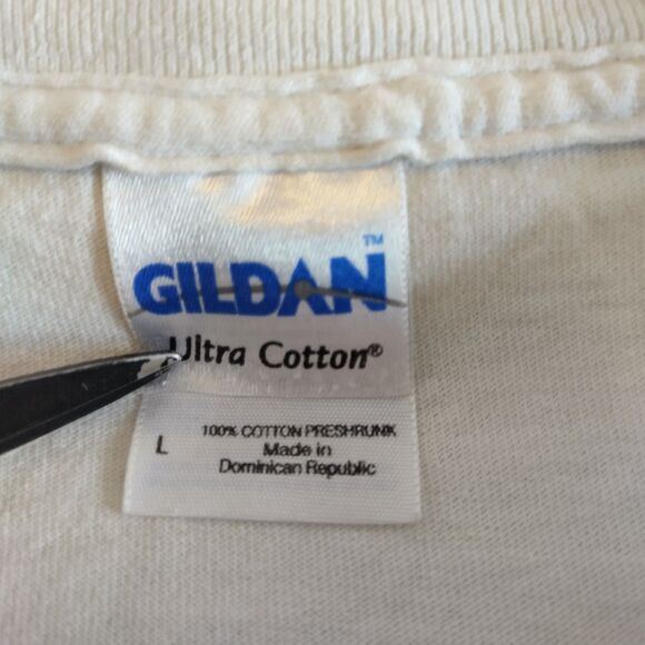 Eric Gordon USAC Sprint Car T Shirt Double Sided Mens L Racing Stats Open Wheel - Picture 4 of 4